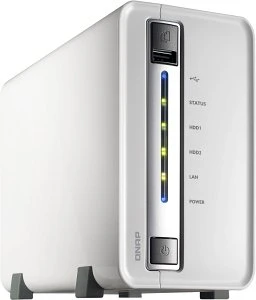 QNAP Turbo Station TS-212, 256MB RAM, 1x RJ-45 1000Base-T, 3x USB-A 2.0