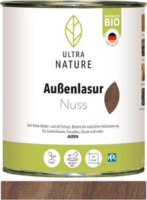 Ultra Nature Außen-Lasur nuss, 750ml