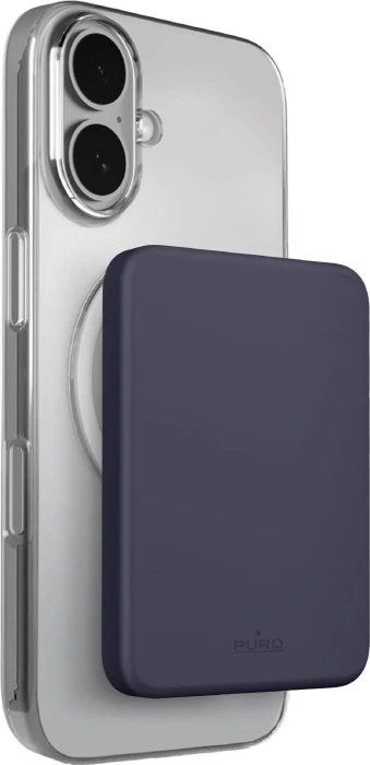 Puro Powerbank Mini Power Mag Wireless 4200mAh dunkelblau