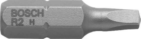 Bosch Professional Extra Hart Innenvierkant Bit 1/4", R1x25mm, 25 Stück