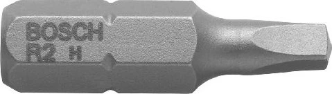 Bosch Professional Extra Hart Innenvierkant Bit 1/4", R1x25mm, 25 Stück