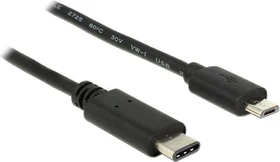 DeLOCK USB Kabel, USB-C 2.0/USB 2.0 Micro-B, 1m (83602)