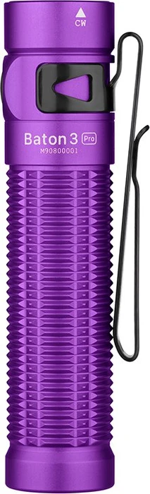 OLight Baton 3 Pro Taschenlampe violett