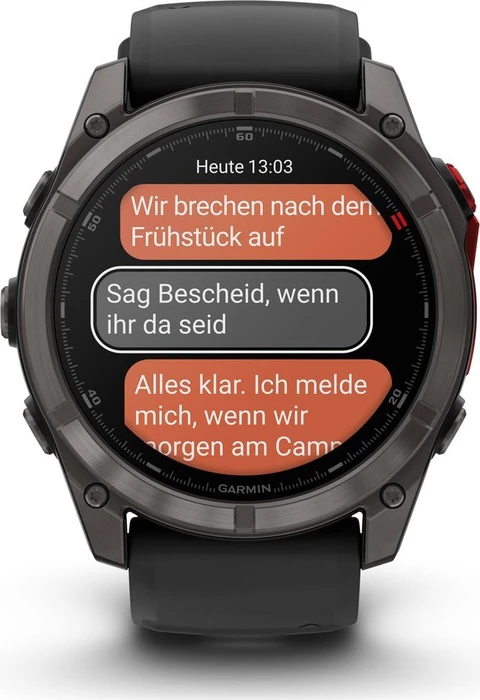Garmin Fenix 8 Pro 51mm MicroLED carbon grey dlc titanium/black-pebble grey silicone