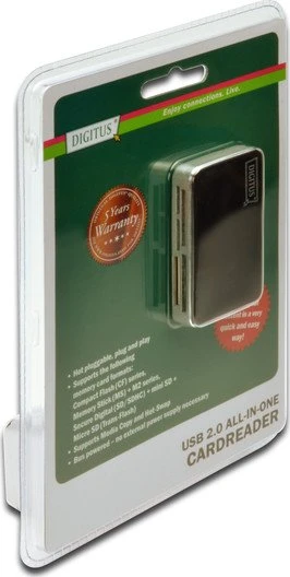 Digitus All-in-one Multi-Slot-Cardreader, USB 2.0 Mini-B [Buchse]