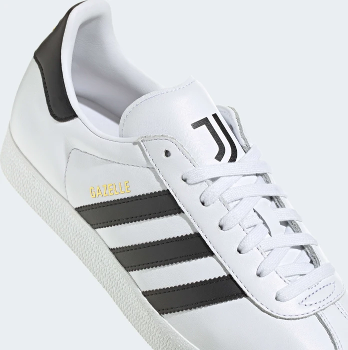 adidas Gazelle Fußball Juventus Turin cloud white/core black/gold metallic