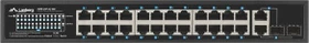 Lanberg RSFE Rackmount Switch, 24x RJ-45, 2x RJ-45/SFP, 360W PoE+ (RSFE-24P-2C-360)