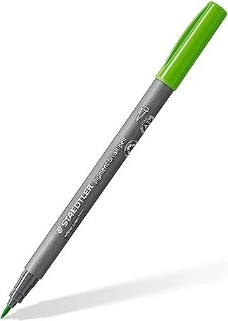 Staedtler pigment brush pen 371 gelbgrün