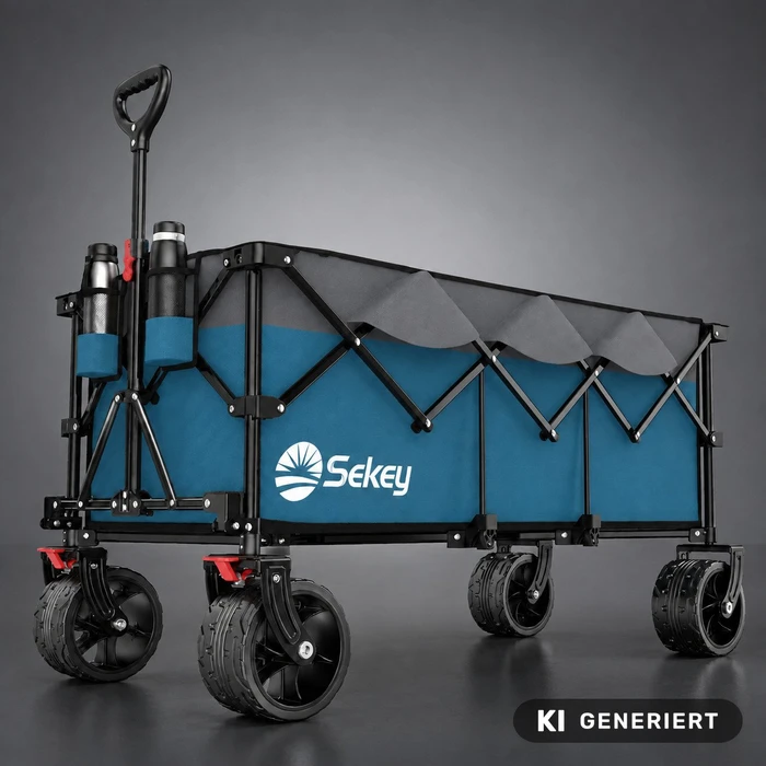 Sekey XXXL Faltbar Bollerwagen blau