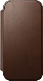 Nomad Modern Leather Folio für Apple iPhone 17 braun