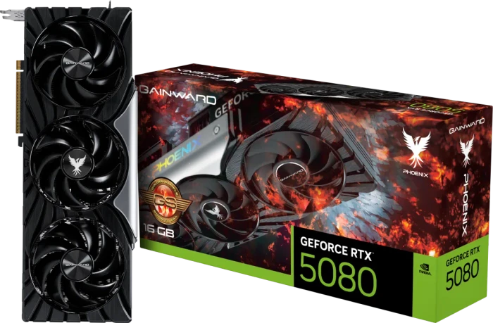 Gainward GeForce RTX 5080 Phoenix GS, 16GB GDDR7, HDMI, 3x DP