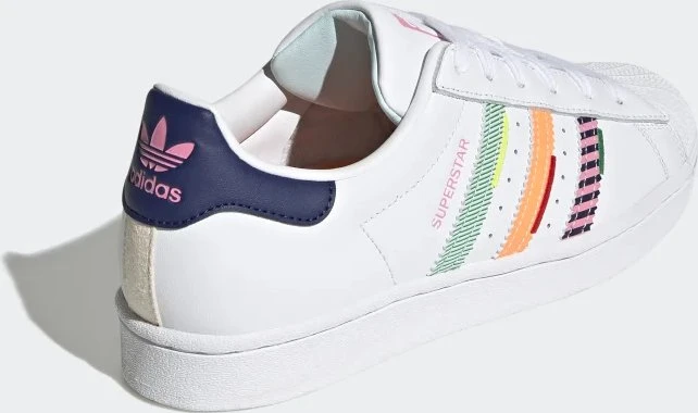 adidas Superstar cloud white/night sky/green (Damen)