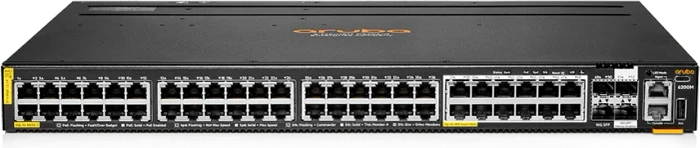HPE Aruba CX 6200M Series Rackmount Gigabit Managed Switch, 48x RJ-45, 4x SFP+, 1440W PoE++