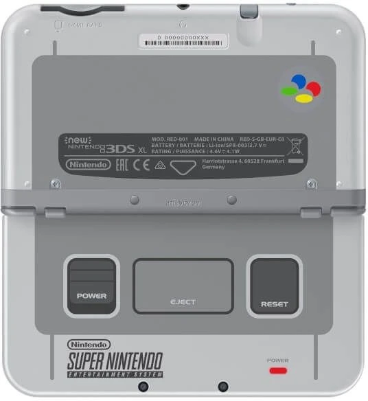 Nintendo New 3DS XL SNES Edition grau