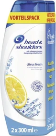 Head & Shoulders Citrus Fresh Anti-Schuppen Shampoo, 600ml (2x 300ml)
