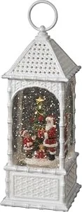 Konstsmide Motiv Wasserlaterne Santa mit Baum LED 1x warmweiß