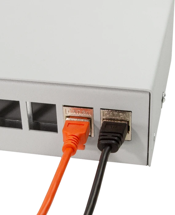 LogiLink Konsolidierungspunkt-Gehäuse für RJ-45 Keystone Module, 12-Port, grau