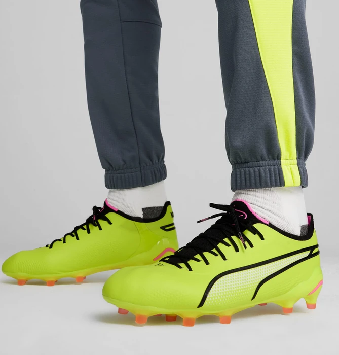 Puma King Ultimate FG/AG electric lime/puma black/poison pink