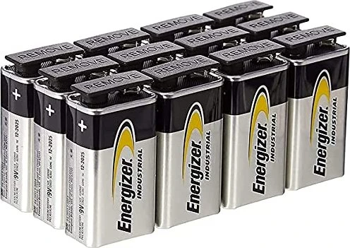 Energizer Industrial 9V-Block, 12er-Pack