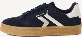 Tamaris Ledersneaker Low navy (Damen)