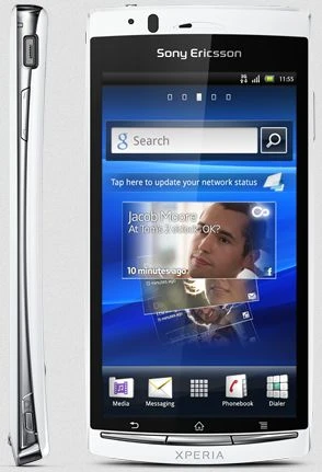 Sony Ericsson Xperia arc S pure white