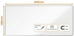 Nobo Whiteboard Premium Plus, weiß, 120x270cm