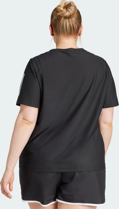 adidas Own The Run große Größen Laufshirt kurzarm schwarz (Damen)