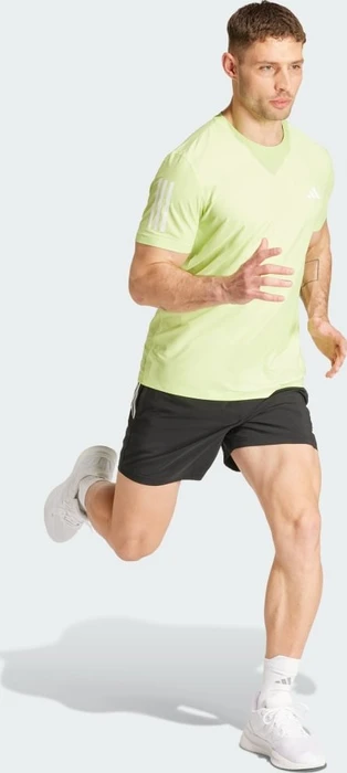 adidas Own The Run Laufshirt kurzarm pulse lime (Herren)