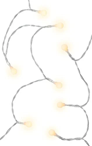 Wentronic goobay Lichterkette Kugeln LED 80x warmweiß
