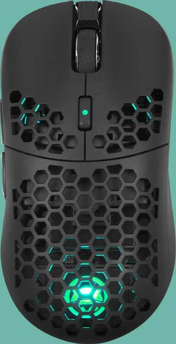 Gamiac PX71 Wireless RGB Gaming Maus schwarz, USB