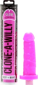 Clone-A-Willy Penis Abdruck-Set Glow Vibrating in the Dark pink
