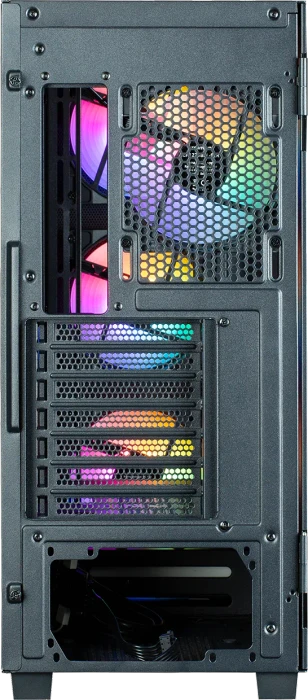 Zalman S5 Neo Black, schwarz, Glasfenster