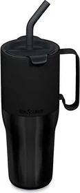 Klean Kanteen Rise Tumbler Flip Straw Lid Isolierbecher 1.1l schwarz