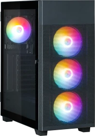 Zalman S5 Neo Black, schwarz, Glasfenster