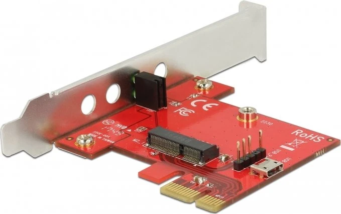DeLOCK PCI Express Card, 1x M.2 Key E, PCIe x1