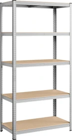 Songmics Schwerlastregal 100x200x50cm silber