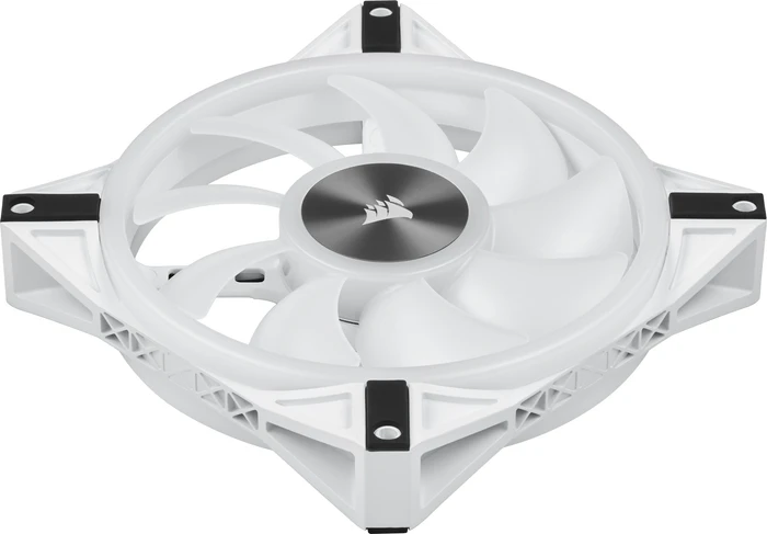 Corsair QL Series iCUE QL140 RGB PWM Dual Fan Kit, weiß, LED-Steuerung, 140mm, 2er-Pack