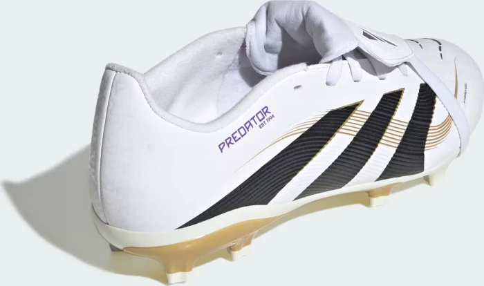 adidas Predator League Fold-Over Tongue FG/MG cloud white/core black/gold metallic (Junior)