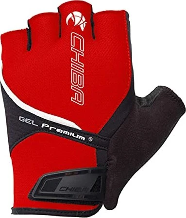 Chiba Gel Premium Fahrradhandschuhe rot