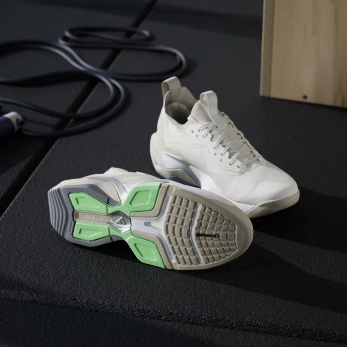 adidas Rapidmove ADV 2 chalk white/beige/lime burst (Damen)