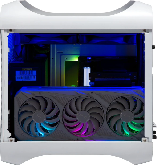 BitFenix Prodigy M 2022 ARGB, weiß, Glasfenster