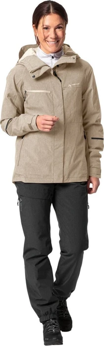 Vaude Yaras Warm Rain Fahrradjacke linen (Damen)