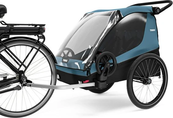 Thule Courier Fahrradanhänger aegean blue