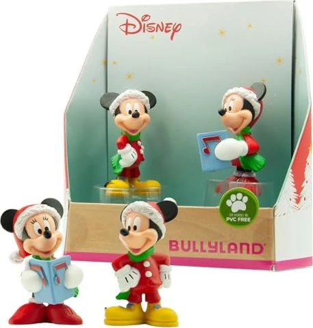 Bullyland Comic World - Disney Mickey Weihnachten Micky und Minnie