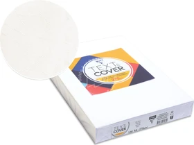 Clairefontaine Text & Cover ledergeprägt Universalpapier weiß, A4, 270g/m², 100 Blatt