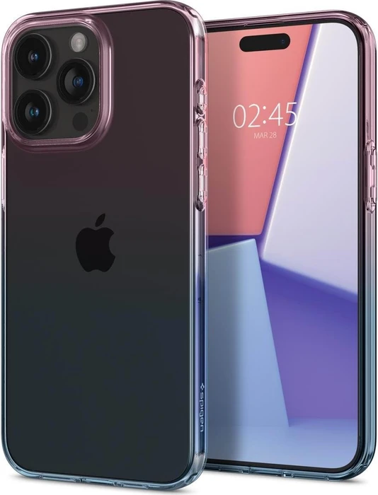 Spigen Liquid Crystal für Apple iPhone 15 Pro gradation pink