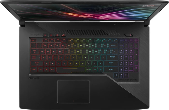 ASUS ROG Strix GL703VD-GC024T, schwarz, Core i7-7700HQ, 8GB RAM, 256GB SSD, 1TB HDD, GeForce GTX 1050, DE