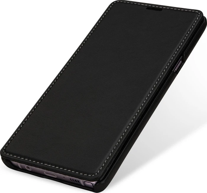 Stilgut Book Type Leather Case Nappa für Samsung Galaxy Note 9 schwarz