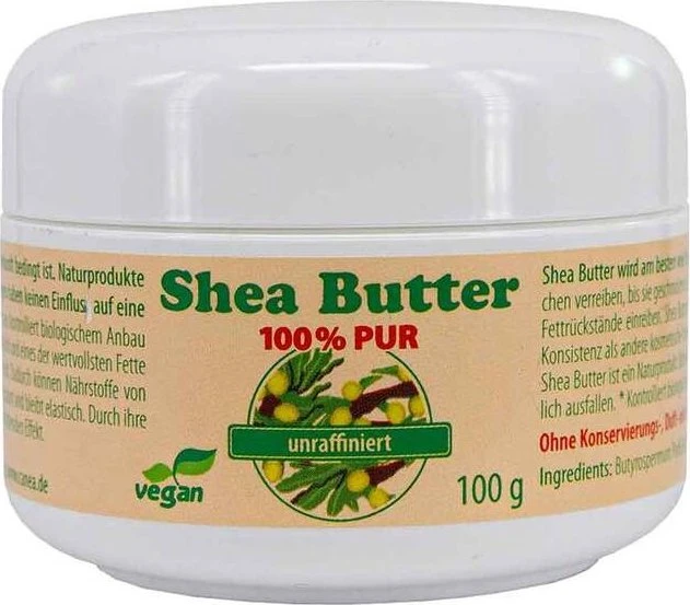 Pharma-Peter Sheabutter unraffiniert 100% pur Hautpflege, 100g