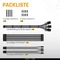 EZDIY-FAB 12VHPWR Cable Kit, 1x 24-Pin, 2x 4/8-Pin ATX, 1x 12VHPWR/3x 8-Pin PCIe, 16AWG, schwarz/grau Vorschaubild